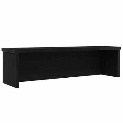 vidaXL Küchenregal Stapelbar Schwarz 60x15x16 cm Holzwerkstoff