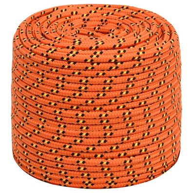 10 mm] Bootsseil | Seil | Arbeitsleine | Tauwerk | Ankerleine | geflochten | PP