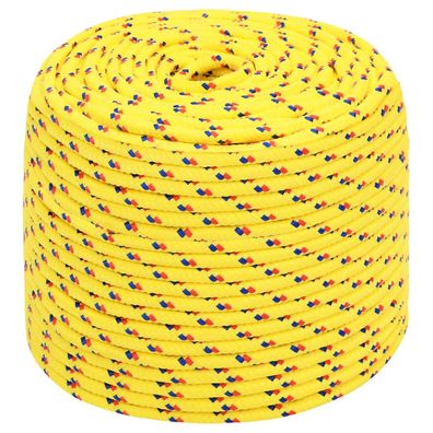 10 mm] Bootsseil | Seil | Arbeitsleine | Tauwerk | Ankerleine | geflochten | PP
