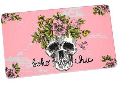 Frühstücksbrettchen Skull bohochic