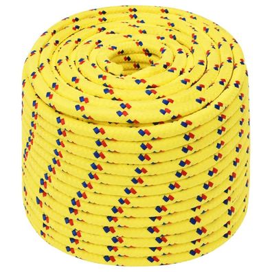 12 mm] Bootsseil | Seil | Arbeitsleine | Tauwerk | Ankerleine | geflochten | PP