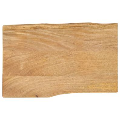 vidaXL Tischplatte mit Baumkante 70x40x2,5 cm Massivholz Mango