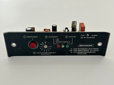 Normstahl Typ S Einschubsteuerung Einschubeinheit Elektroniksteuerung Platine Elektro