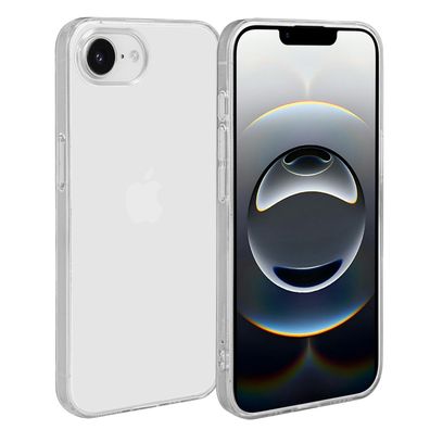 doupi Ultra Slim Case iPhone 16e TPU Clear Schutz Hülle Soft Skin Cover Transparent
