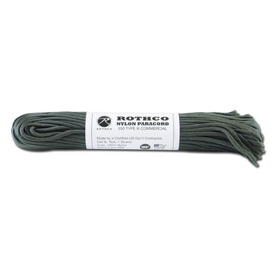 NEU Rothco Paracord foliage Seil 5mm 30m für Camping Outdoor Survival Bushcraft