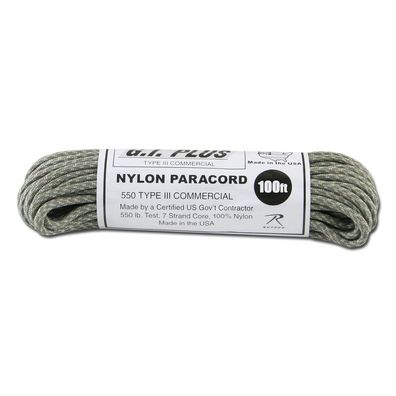 NEU Rothco Paracord Nylon Seil 5mm 30m für Camping Outdoor Survival Bushcraft