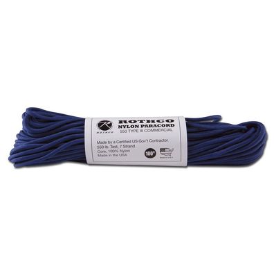 NEU Rothco Paracord Nylon Seil 5mm 30m für Camping Outdoor Survival Bushcrafting