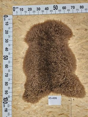 Schaffell kurz gelockt Gotland Unikat 45-406