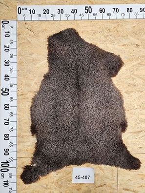 Schaffell kurz gelockt Gotland Unikat 45-407