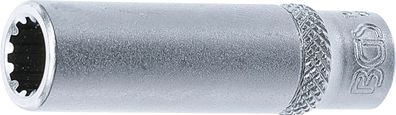 Steckschlüssel-Einsatz Gear Lock, tief | Antrieb Innenvierkant 6,3 mm (1/4") | SW