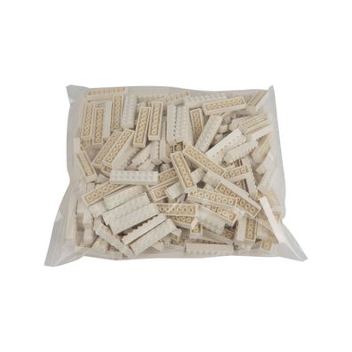 Q-Bricks Beutel - 250 Bricks 2x8 - Weiß