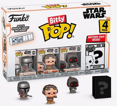 Funko Bitty PoP! Star Wars The Mandalorian - 4 er Pack - 4521