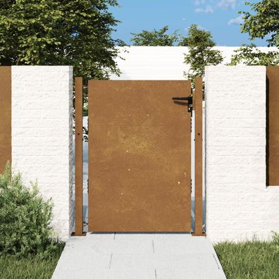 vidaXL Gartentor 105x155 cm Cortenstahl