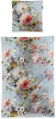 Irisette Mako-Satin Bettwäsche-Garnitur Wave 8596