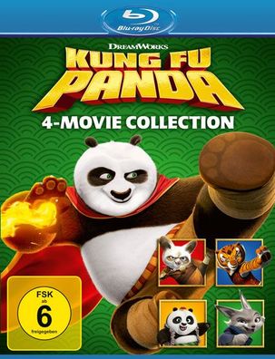 Kung Fu Panda 1-4 Collection (BR) 4Disc Min: 356/DD5.1/WS - U
