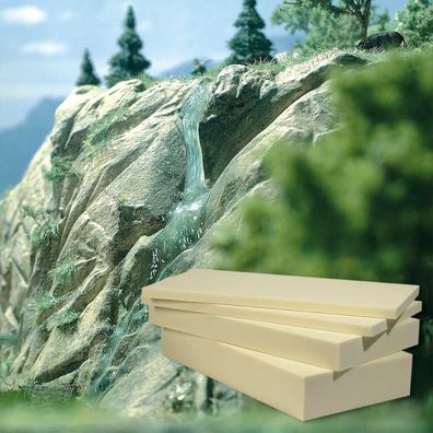 Busch 7208 Modellbau-Hartschaumplatten Schaumblock (4 Stück) versch. Größen