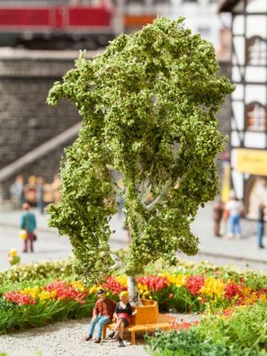 Noch H0 21642 Baum mit Ruhebank 11,5 cm hoch Ausschmückungen