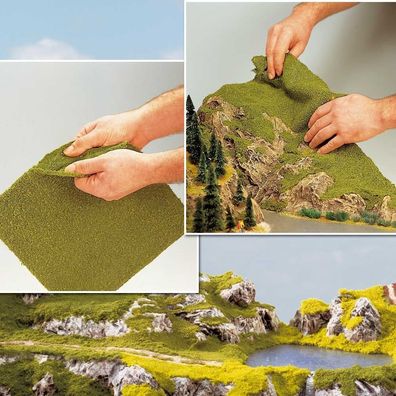 Busch 7392 Pflanzen-Vlies Bodenbepflanzungen flexibel & dehnbar 480 x 280 mm