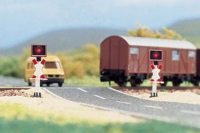 Busch Spur N 5949 Warnblinkanlage Andreaskreuz mit Blinkschaltung 1:160