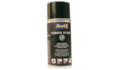 Revell 39628 Spray Color Sprühfarbe Chrome, 150 ml Spraydose Lack