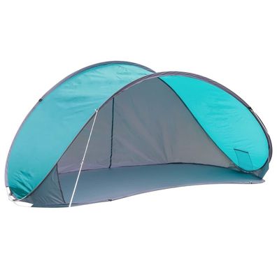 Pop-Up-Strandzelt Blau, Leichter Wind Sonnenschutz (210x110 cm)