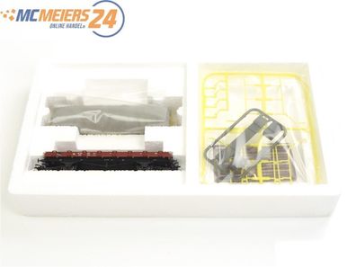 E439b Märklin H0 46365 Güterwagen Rungenwagen mit Strohbeladung DB / NEM MHI