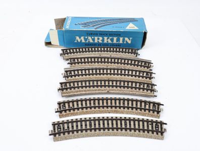 Märklin H0 5100 M-Gleis gebogen 10 Stück in OVP