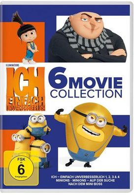Ich - Einfach unverbesserlich & Minions 6er (DVD) 6-Movie Col