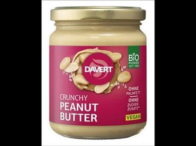 Davert 3x Crunchy Peanut Butter 5x250g 250g
