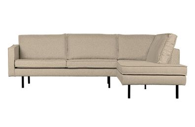 BePureHome - Ecksofa Rodeo aus Boucle-Stoff Rechts, Beige