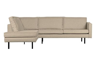 BePureHome - Ecksofa Rodeo aus Boucle-Stoff Links, Beige