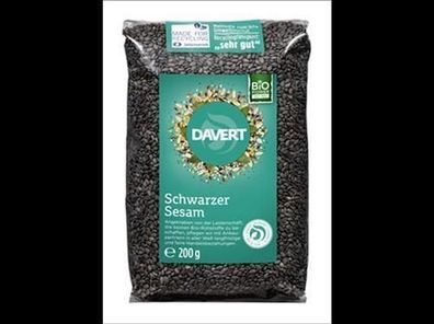Davert 6x Schwarzer Sesam 200 g 200g