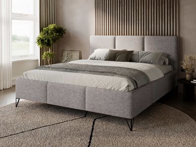 Polsterbett Loren Bett mit Bettkasten und Lattenrost Doppelbett Ehebett