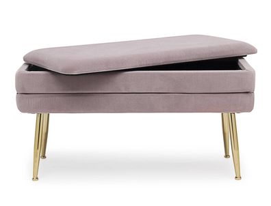 Bizzotto - Bank Pavlina aus Samt 80 cm, Rosa