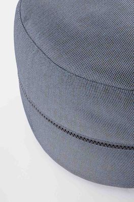 Bizzotto - Gartenpouf Gulizar aus Olefin-Stoff, Blau
