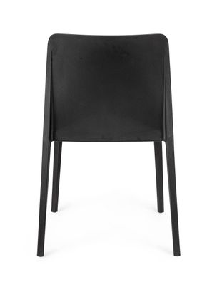 Bizzotto - Stuhl Chloris 4er-Set aus Kunststoff, Schwarz