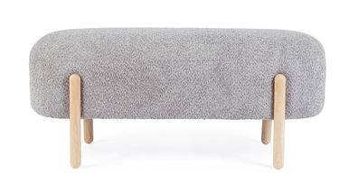 Bizzotto - Bank Dayla aus Boucle-Stoff, Grau