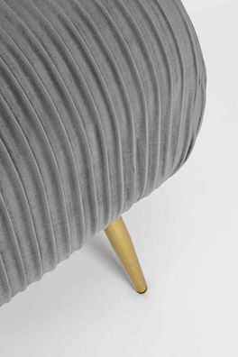 Bizzotto - Bank Selena in Cord-Optik, Grau
