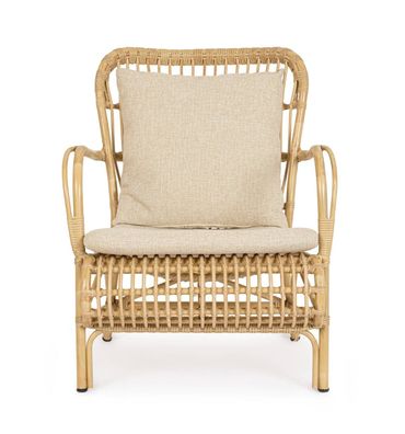 Bizzotto - Gartensessel Florisel aus Rattan, Natur