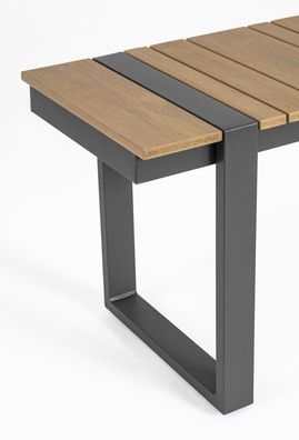 Bizzotto - Gartenlounge Sven aus Aluminium, Anthrazit