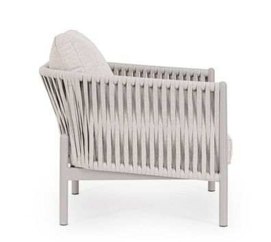 Bizzotto - Gartensessel Florencia aus Aluminium, Sand
