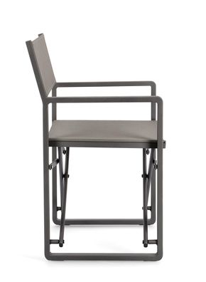 Bizzotto - Regiestuhl Konnor aus Aluminium, Anthrazit