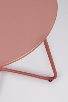 Bizzotto - Gartenbeistelltisch Austin aus Metall ß 45 cm, Terrakotta