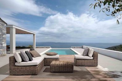 Bizzotto - 2 Sitzer Gartensofa Coraline mit Kissen