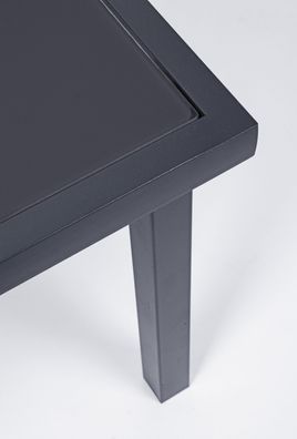 Bizzotto - Gartenlounge Auri 3er-Set, Anthrazit