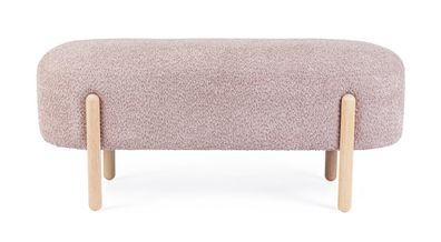 Bizzotto - Bank Dayla aus Boucle-Stoff, Altrosa