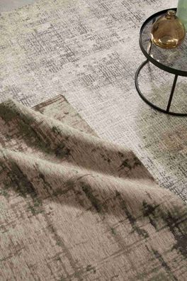 Bizzotto - Teppich Yuno aus Chenille Taupe, 155x230 cm