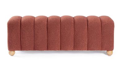 Bizzotto - Bank Zora aus Boucle 120 cm, Ginger
