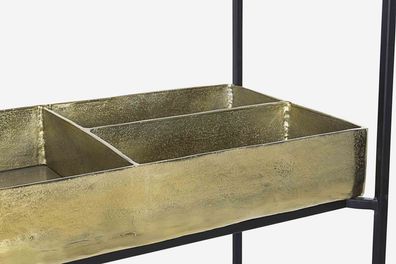 Bizzotto - Konsole Mavila mit Glasplatte, 117 cm