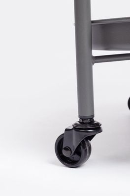 Bizzotto - Gartenservierwagen Austin aus Metall, Anthrazit